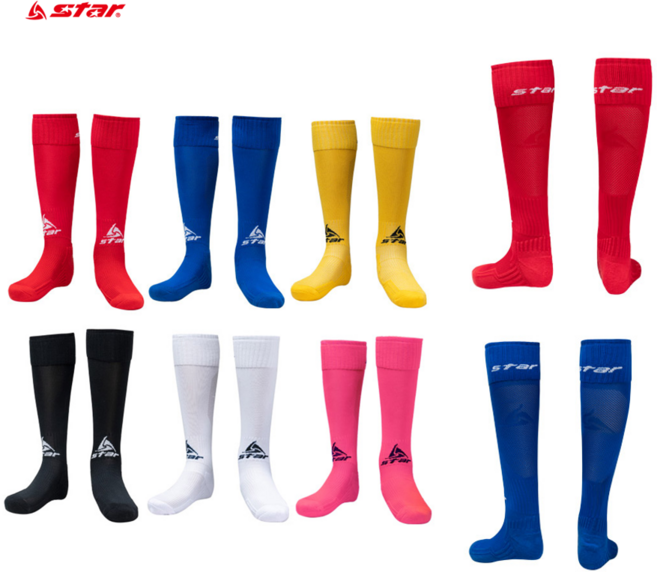 스타 스포츠 아동 축구 스타킹 양말 긴양말 풋살, 1개, 옐로우