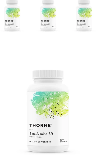 쏜리서치 베타 알라닌 SR 서스테인드 릴리즈 타블렛 글루텐 프리, 4개, 120정 - 쿠팡