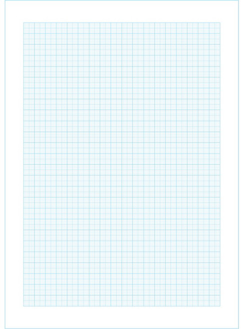 라벨포스 모조 모눈종이 방안지 100g, 100매, A4