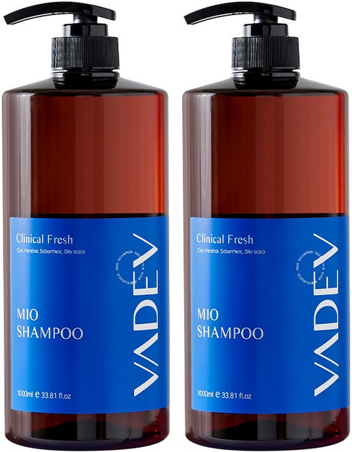 바디브 크리니컬 프레쉬 샴푸 중성 지성 전용, 2개, 1L