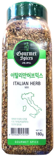 TRI 티알아이 고메 스파이스 이탈리안 허브믹스 180g 향신료 양념 조미료, 1개 - 쿠팡