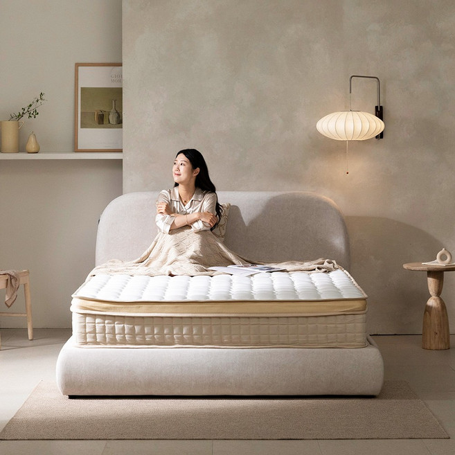 라자가구 멜로 포켓 스프링 롤팩 킹 매트리스 (미디엄) 27cm K