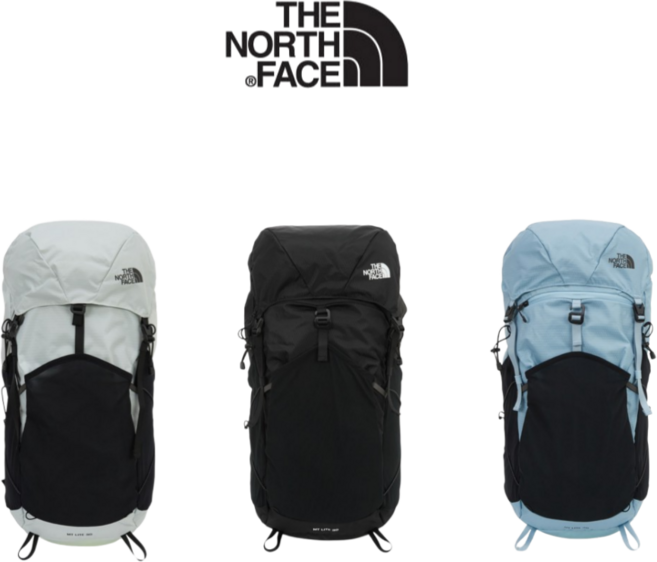 국내매장판 노스페이스 백패킹 백팩 등산 배낭 비박 캠핑 여행 산행 가방 대용량 30L 리터 레인 커버 포함