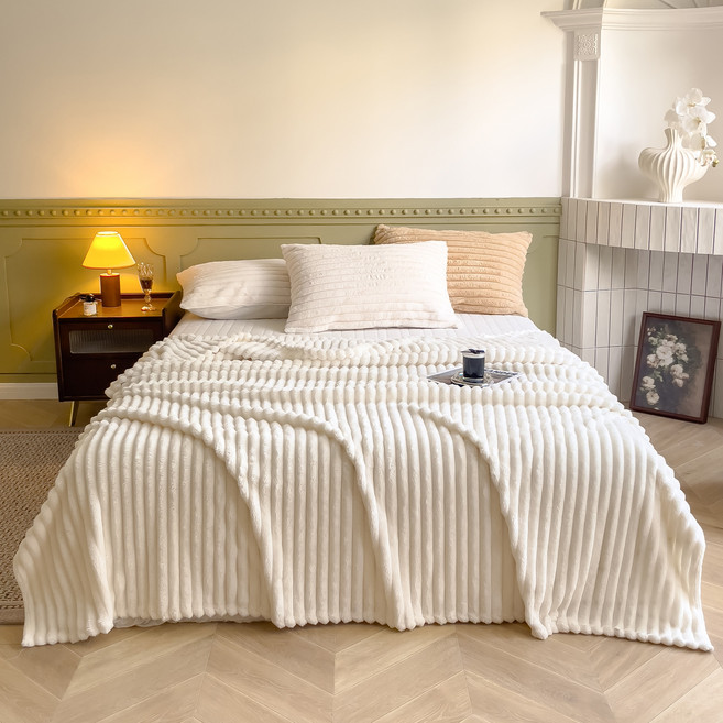 YYT 프리미엄 양털 담요 사계절용 소프트 극세사 이불