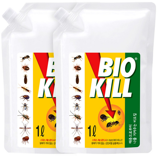 비오킬 살충제 파우치, 2개