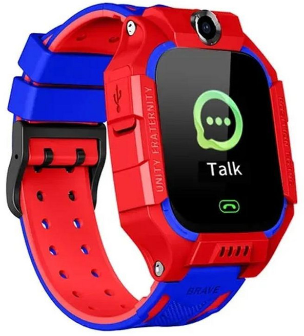 년형 신형 심 스마트워치 카드 통화 카메라 음성 채팅 사진 선물 컬러 스크린, 색상: 2. Red