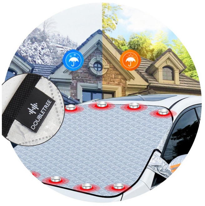 더블트리 차량용 앞유리 자석밀착 사계절 커버