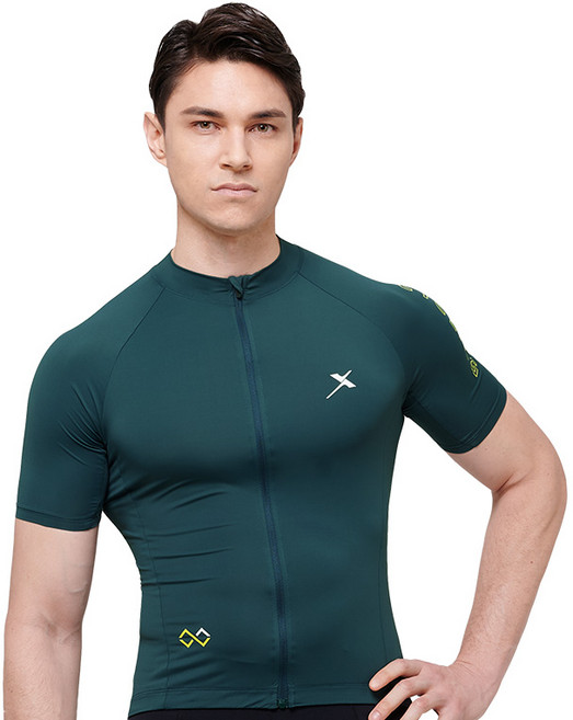 기어엑스 싸이클웨어C 반팔라운드 03-1 남성 그린