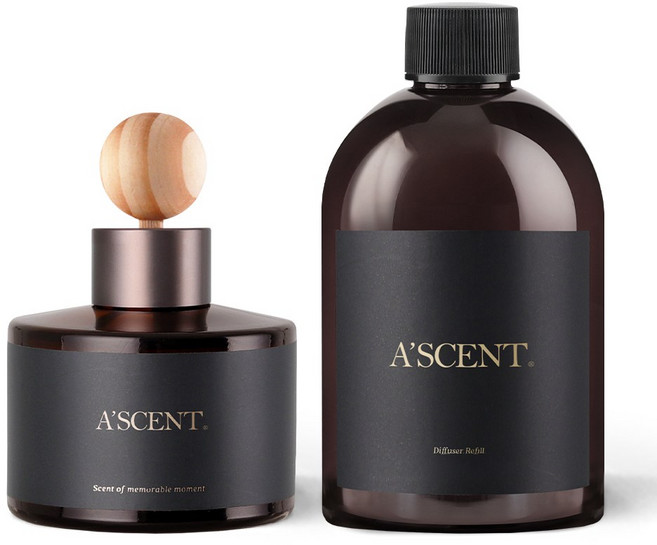 에이센트 차량용 방향제 대용량 리필 세트 120ml+300ml, 1세트, 시그니처솝