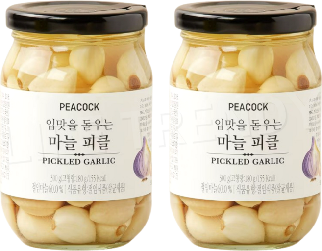 (매장정품) 피코크 마늘 피클 300g 2개 232151