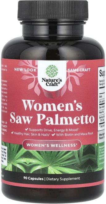 Nature's Craft 여성용 쏘팔메토 캡슐 90정, Natures Craft 여성용 쏘팔메토 캡슐 90정, 1개 - 쿠팡