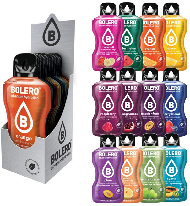 [볼레로음료] 2kcal 무설탕 과일워터 제로 아이스티 12가지맛 믹스2, 3g, 1박스, 12개입