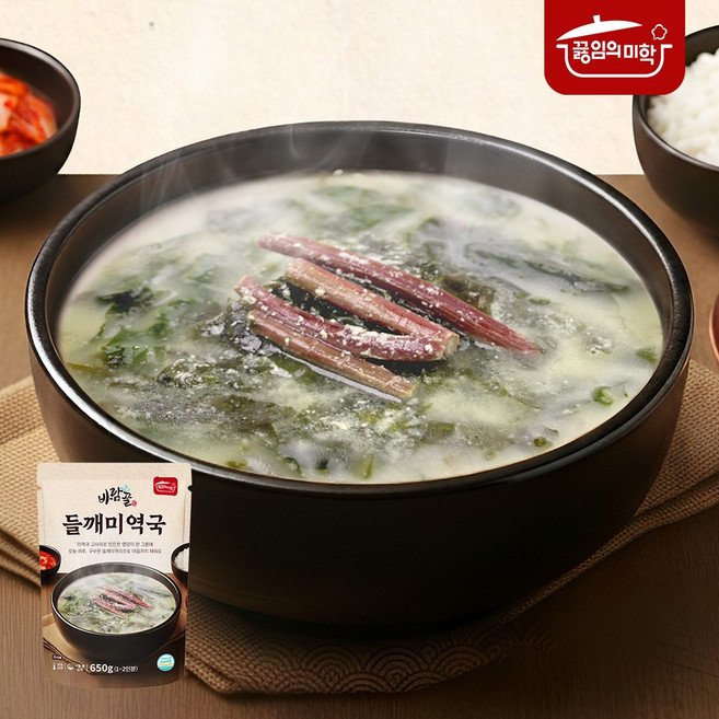 바람골 들깨미역국, 6개, 650g