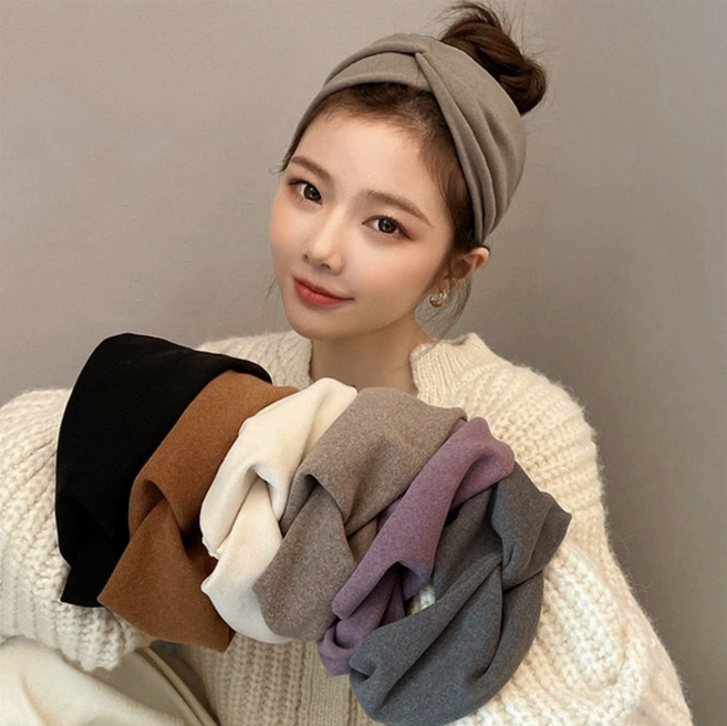 [제이무드] 1+1 /2개세트 부티나는 헤어밴드 여성 터번 머리띠