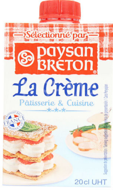 빼이장 브레통 휘핑크림 무설탕 200ml, 1개