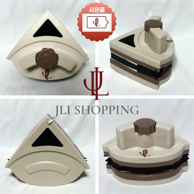 제이엘아이 자석 창문닦이 (5-25mm 두께용) 자석창문닦이 자석창문닦기 창문닦기, 1개