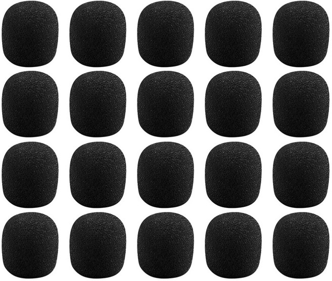 iplusmile 40PCS 5mm8mm13mm 8mm) 마이크스폰지 핀 마이크 스폰지 바람막이 마이크