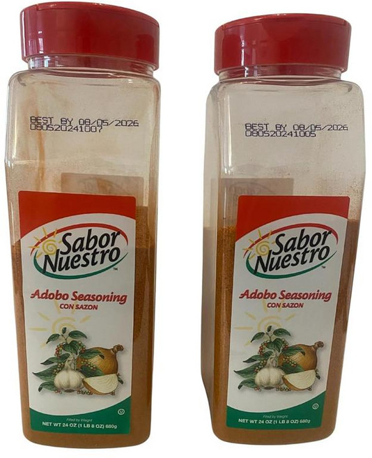 Sabor Nuestro 아도보 시즈닝 2팩, 2개, 680g