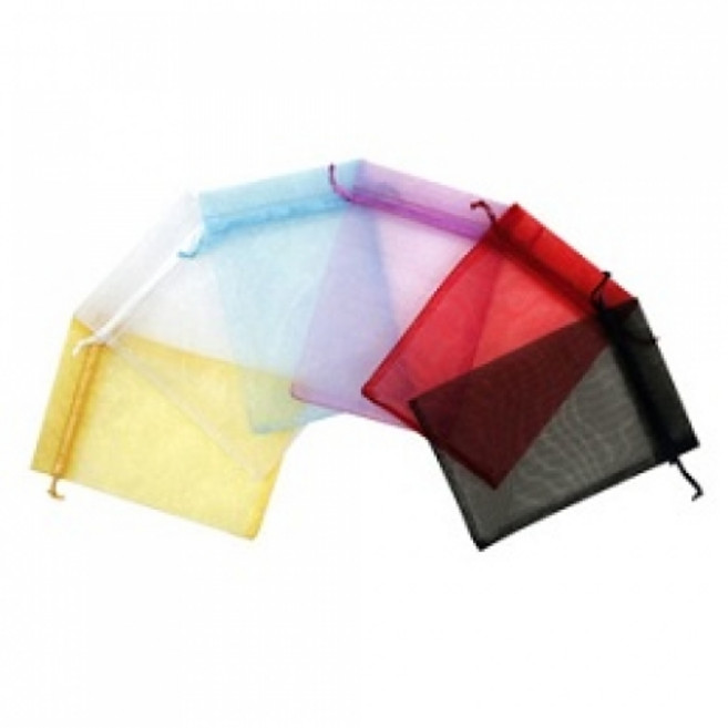 캔들바다 망사주머니(특소)(화이트 블랙), 블랙, 10개