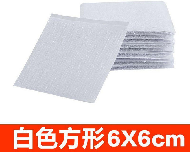 good 固定貼無痕雙面膠固定魔術貼沙發牀單地毯桌布防跑防滑固, 方形白,1對裝無包裝, 1個