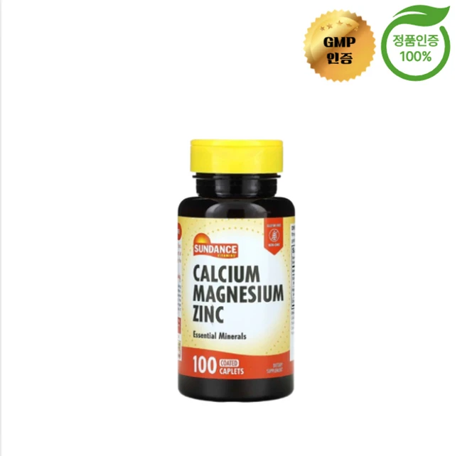 선댄스 비타민 칼슘 마그네슘 아연 100정, 1개, 100회분 - 쿠팡