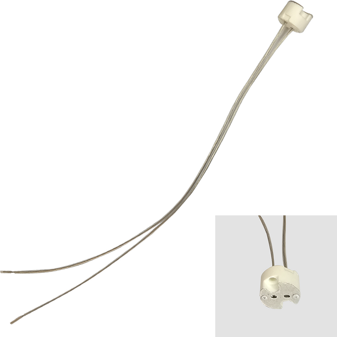 MR16 할로겐 전구 소켓 GU5.3 고급 테프론선 수리 및 유지 보수 DIY용 선길이 약30Cm, 1개