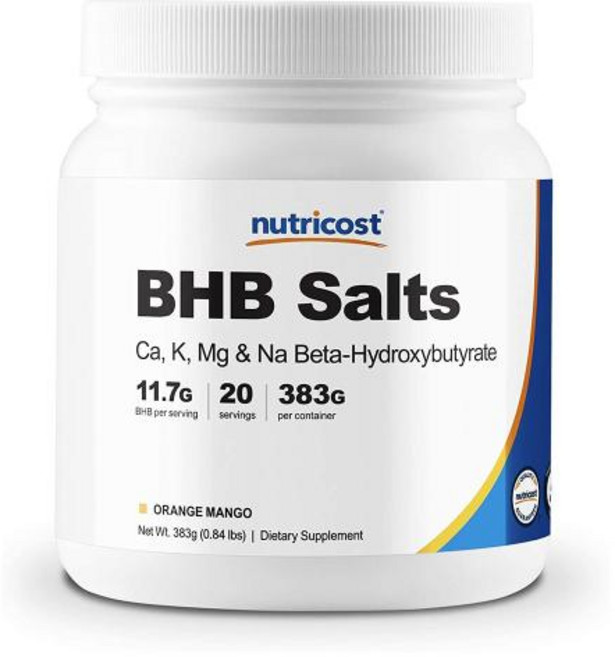 뉴트리코스트 BHB 솔트 오렌지-망고 383g (글루텐프리 NON-GMO) BHB Salts, 1개