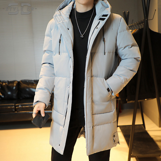 스타일닥터 남성 후드 롱 웰론 점퍼 겨울 코트