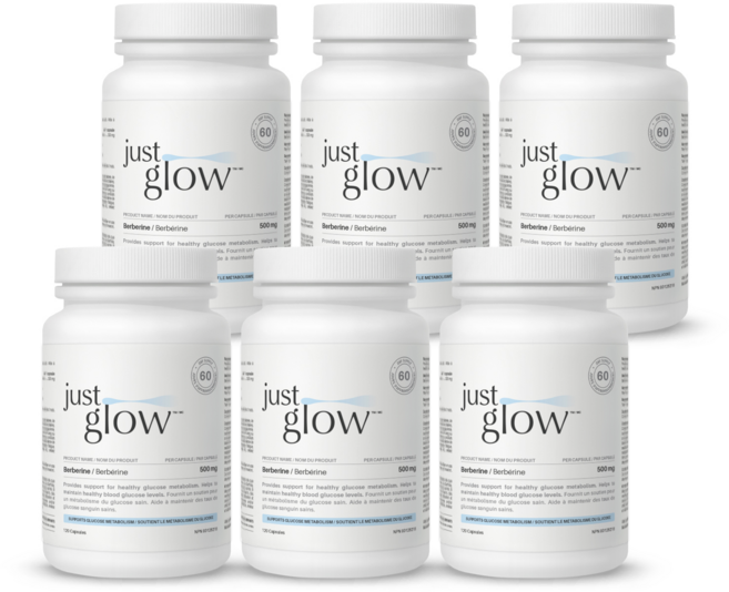 저스트글로우 베르베린 500mg, 6개, 120정