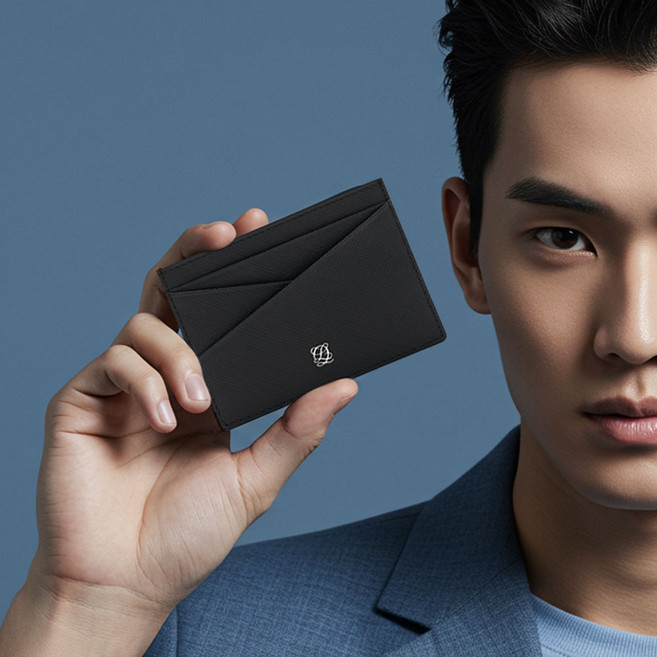 루이까또즈 카드지갑 가죽 슬림 선물포장