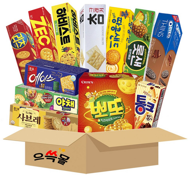 종합과자 선물세트 사무실 탕비실 간식, 1개