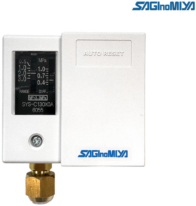 사기노미야 압력스위치 SYS-C130X0A HP 고압 자동, 1개