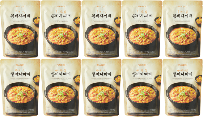 피코크 구수한 감칠맛의 우리집 콩비지찌개 500g 냉장, 3개
