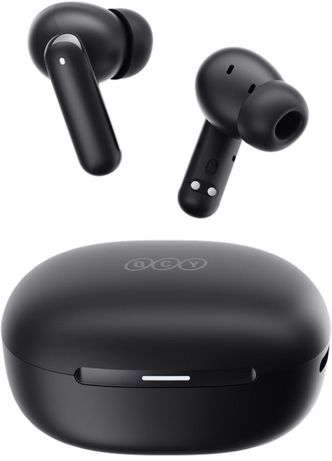 QCY 멜로버즈 N30 무선 블루투스 이어폰, 미드나잇 블랙, HT16