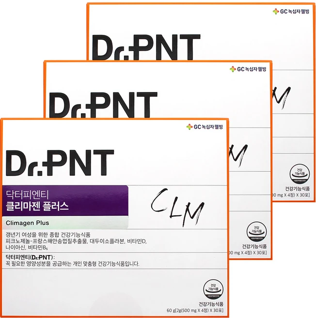 닥터피엔티 클리마젠 플러스, 3.Dr.PNT 클리마젠[3달분/3box], 3개, 60g - 쿠팡