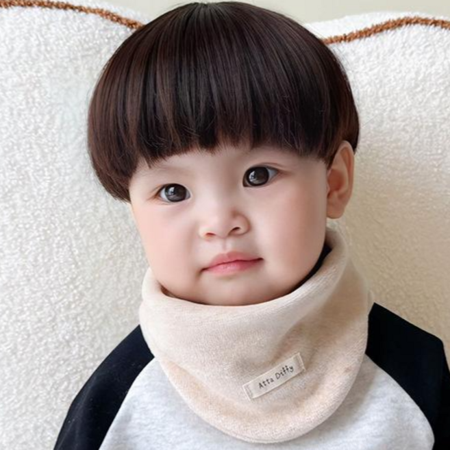유아 넥워머 소프트 목도리 머플러 벨벳