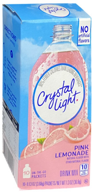 크리스탈라이트 핑크레몬에이드 분말, 3.68g, 10개입, 1개