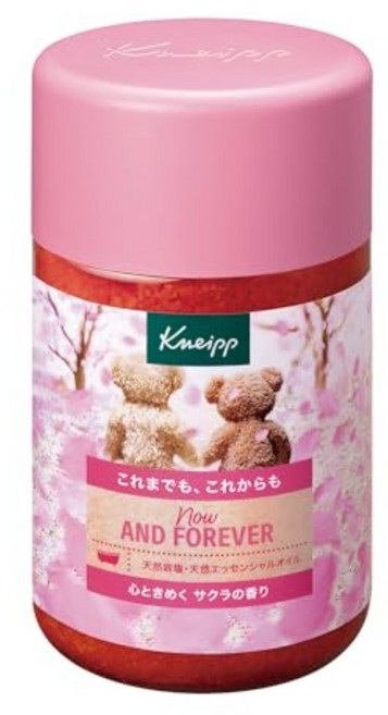 크나이프 바스솔트 배쓰 솔트 목욕 소금 입욕제 사쿠라 향 850g, 1