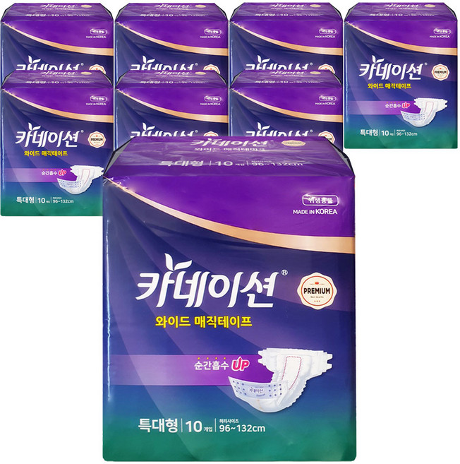 카네이션 와이드 매직 프리미엄, 8개, 10개입, 특대형