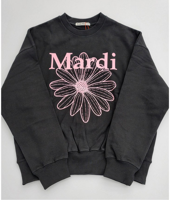마르디메크르디 맨투맨꽃 플라워 스웻셔츠