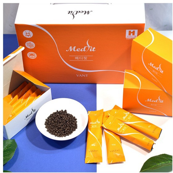 메디핏 골드 1박스 90포 장건강 차전자피 식이섬유 유산균