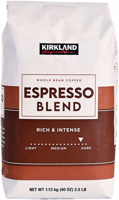 커클랜드 시그니처 에스프레소 블렌드 1.13kg, 3개, 홀빈(분쇄안함)
