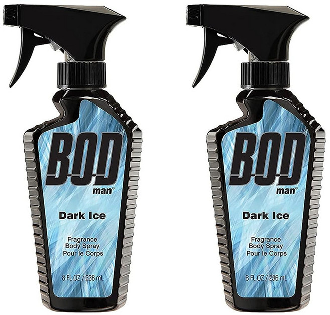 2개세트 보드맨 바디스프레이 다크 아이스 BOD man Body Spray Dark Ice 236ml, 2개