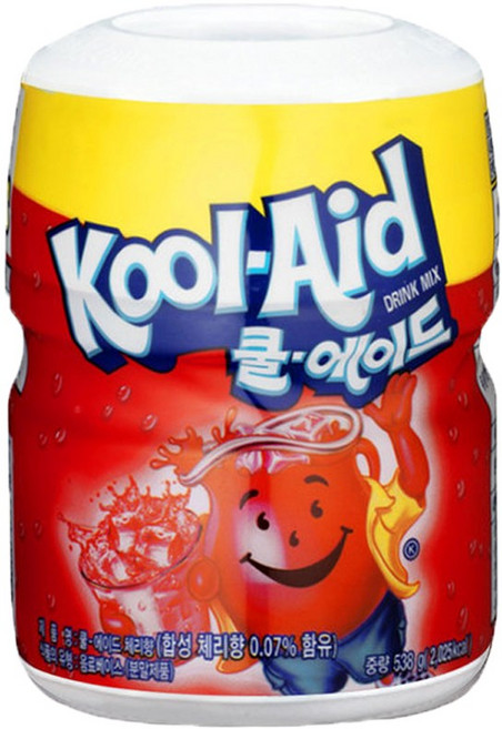쿨에이드 체리 가루 538g 체리분말 에이드 아이스 티 1개, 1개입