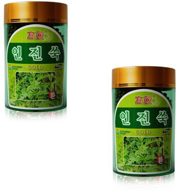 인진쑥환(250g 2병), 250g, 2개