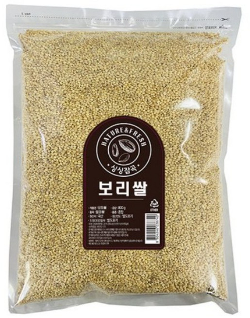 싱싱잡곡 보리쌀, 800g, 4개