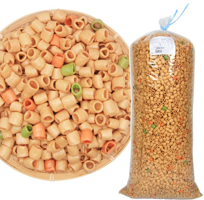 웰링스 우리식품 대용량 업소용 강냉이 마카로니 앵두콘 개나리콘 맛나콘 쌀튀밥 떡국튀밥 뻥튀기, 1.6kg, 1개