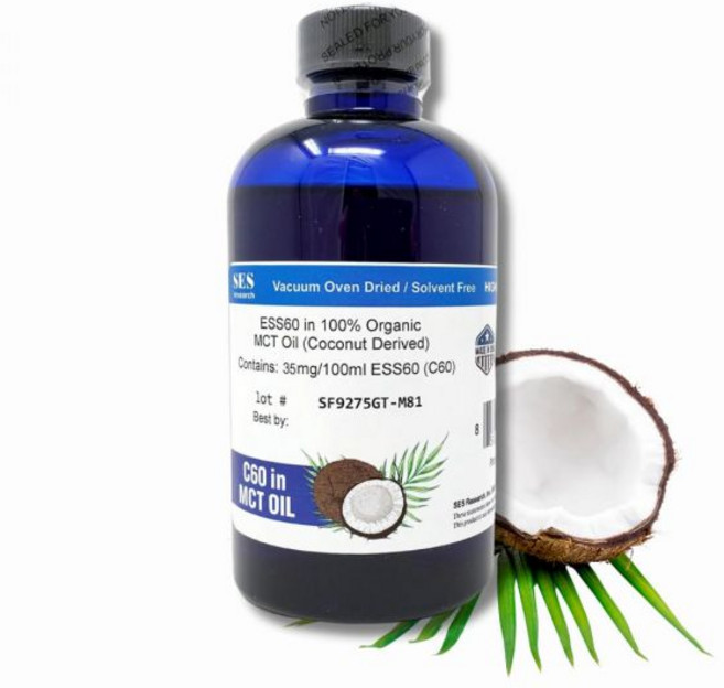 엠씨티 오일 고지방 mct ol 가공유지 SES 연구 C60 유기 MCT 코코넛 유래 99.99% 탄소60 제 뇌 장수 에너지 4온스
