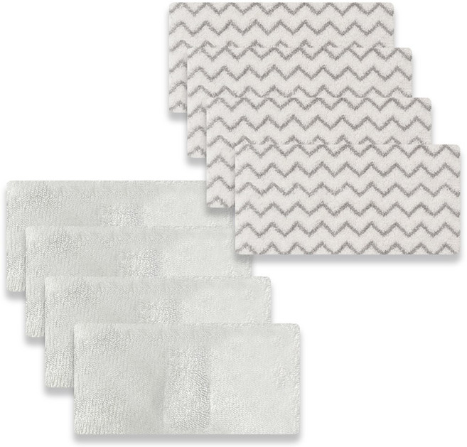 호환 BNC INT 비쎌 스팀청소기 걸레 BA-BS2233S 소모품 찌든때 용+ 일반용 슬림, 4개, 일반+찌든때 [set]