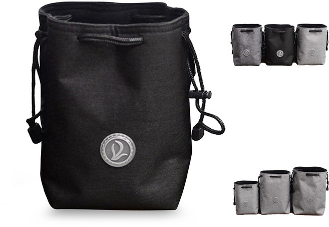 믹스MICS 그레이 블랙 다용도 디카용 방수 카메라 렌즈 파우치 가방 속가방 1P, 1개, 블랙L